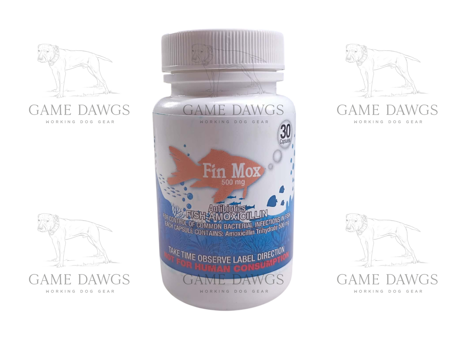 Fin Mox - Fish Amoxicillin - 500mg - 30ct