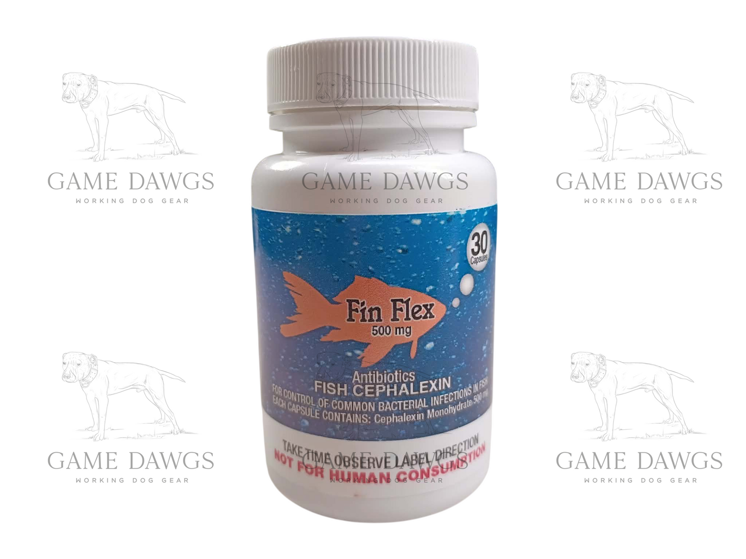Fin Flex - Fish Cephalexin - 500mg - 30ct