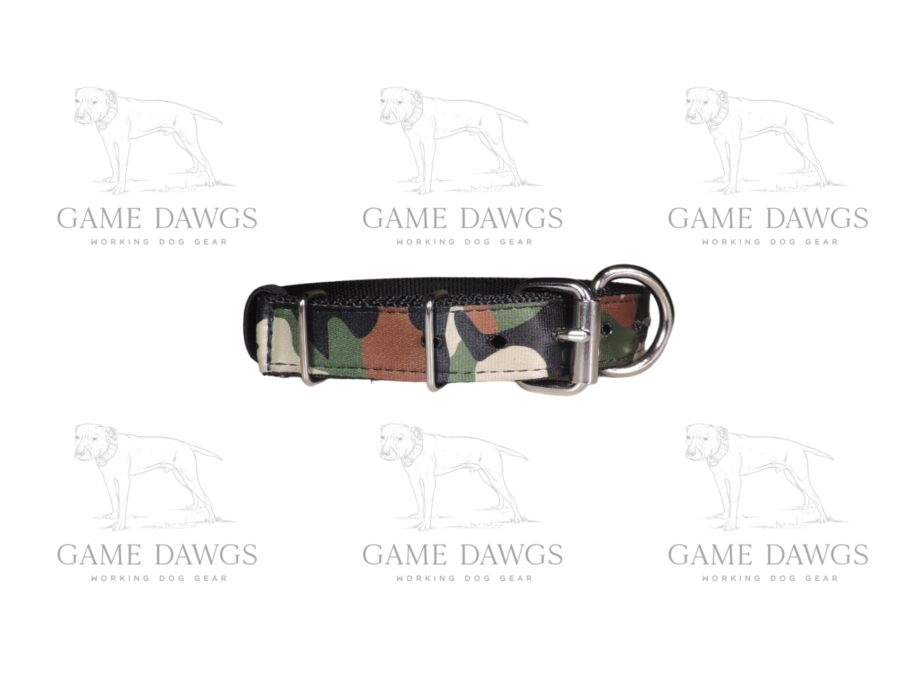 1" 3 Ply Heavy Duty Traditional Camo Pattern Collar