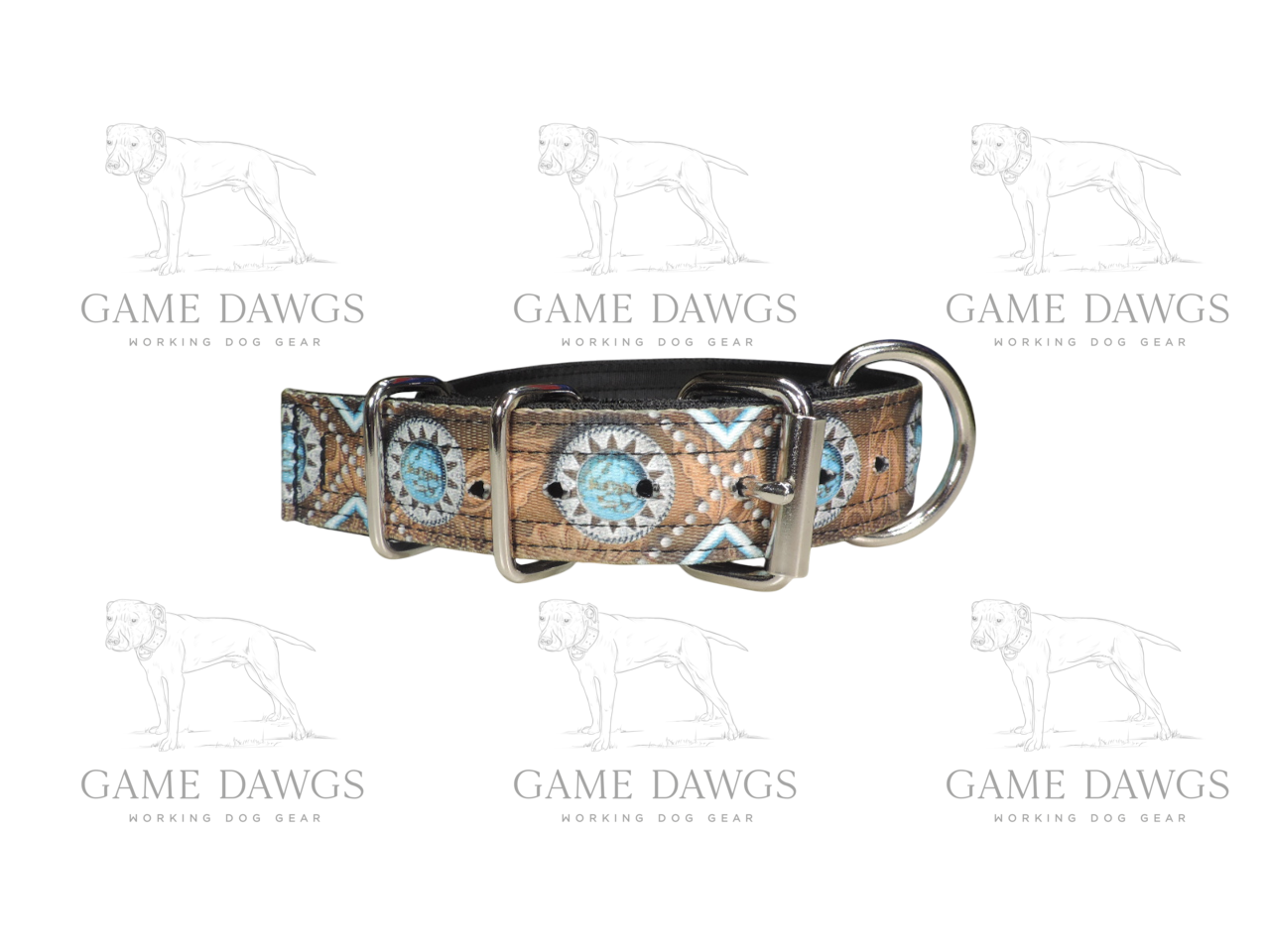 1.5" 5 Ply Heavy Duty Saddle Up Pattern Collar
