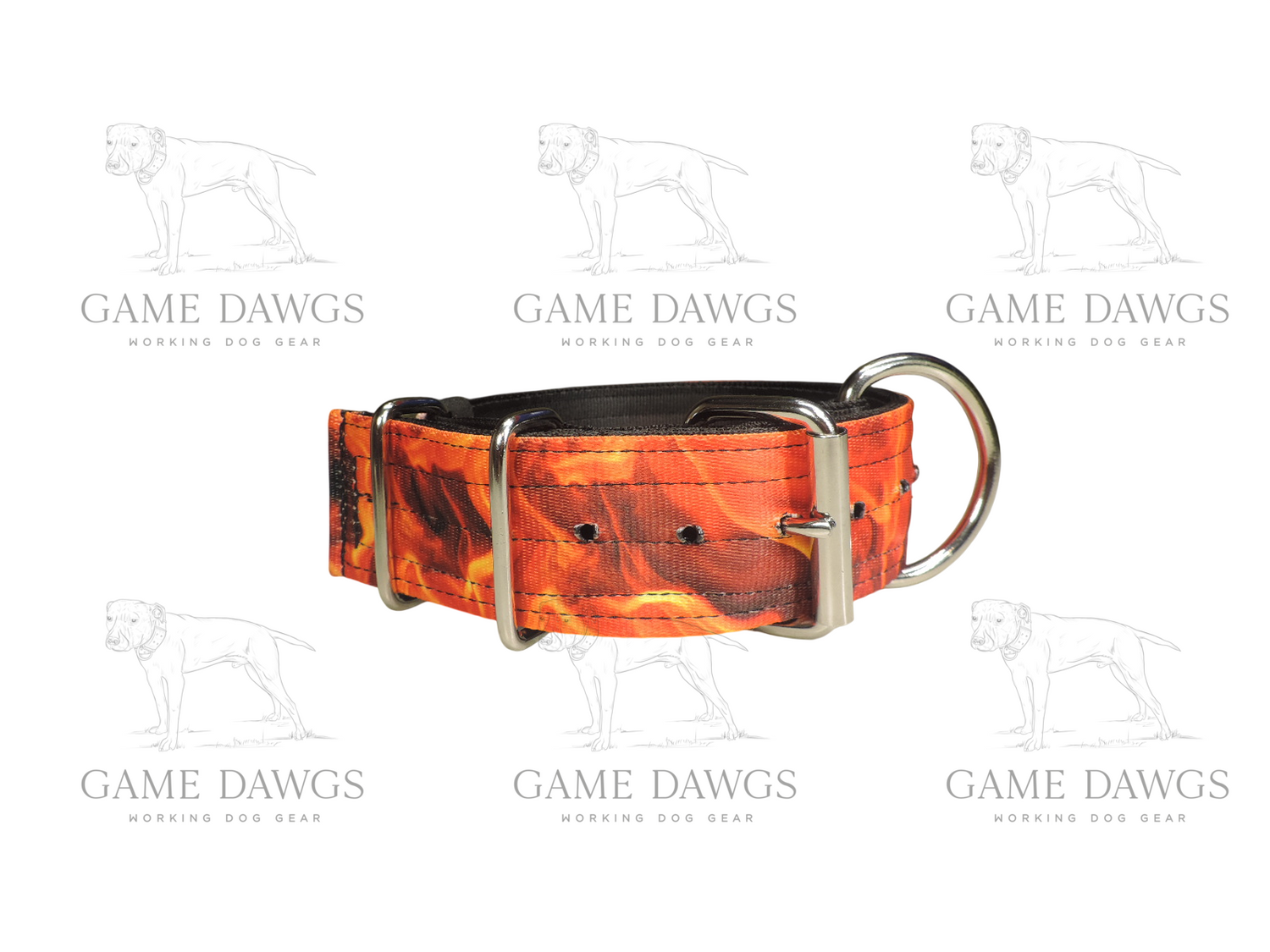 2" 5 Ply Heavy Duty Flame & Smoke Pattern Collar