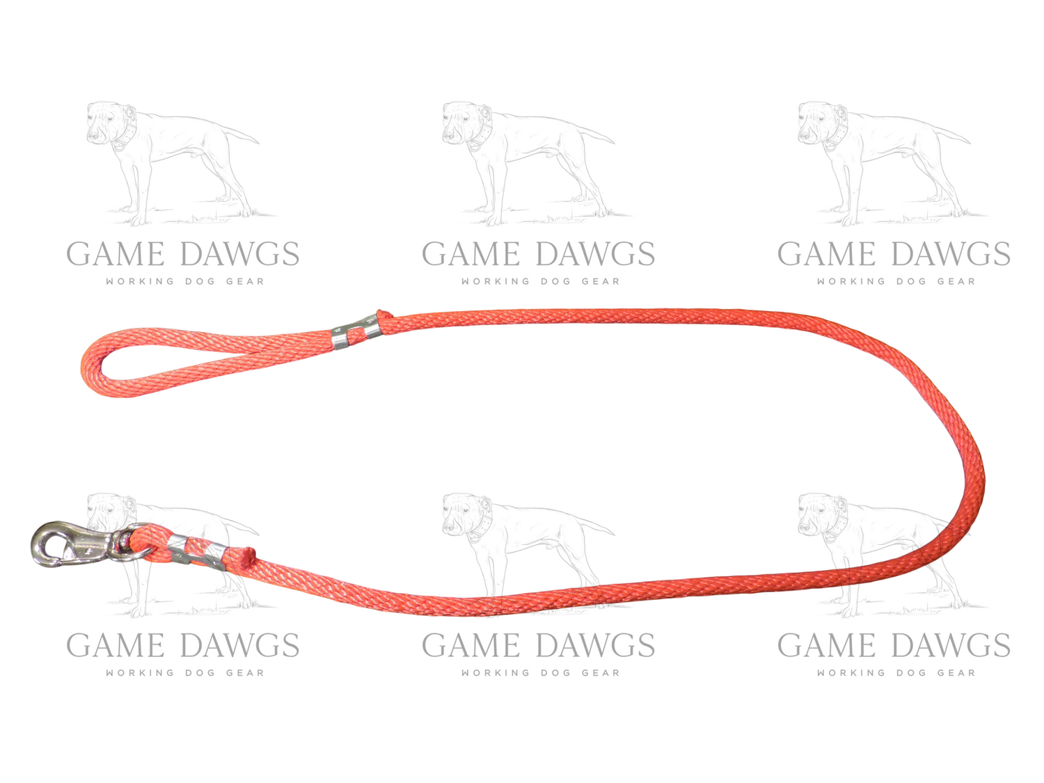 Heavy Duty Rope Lead - Red - 6 Foot